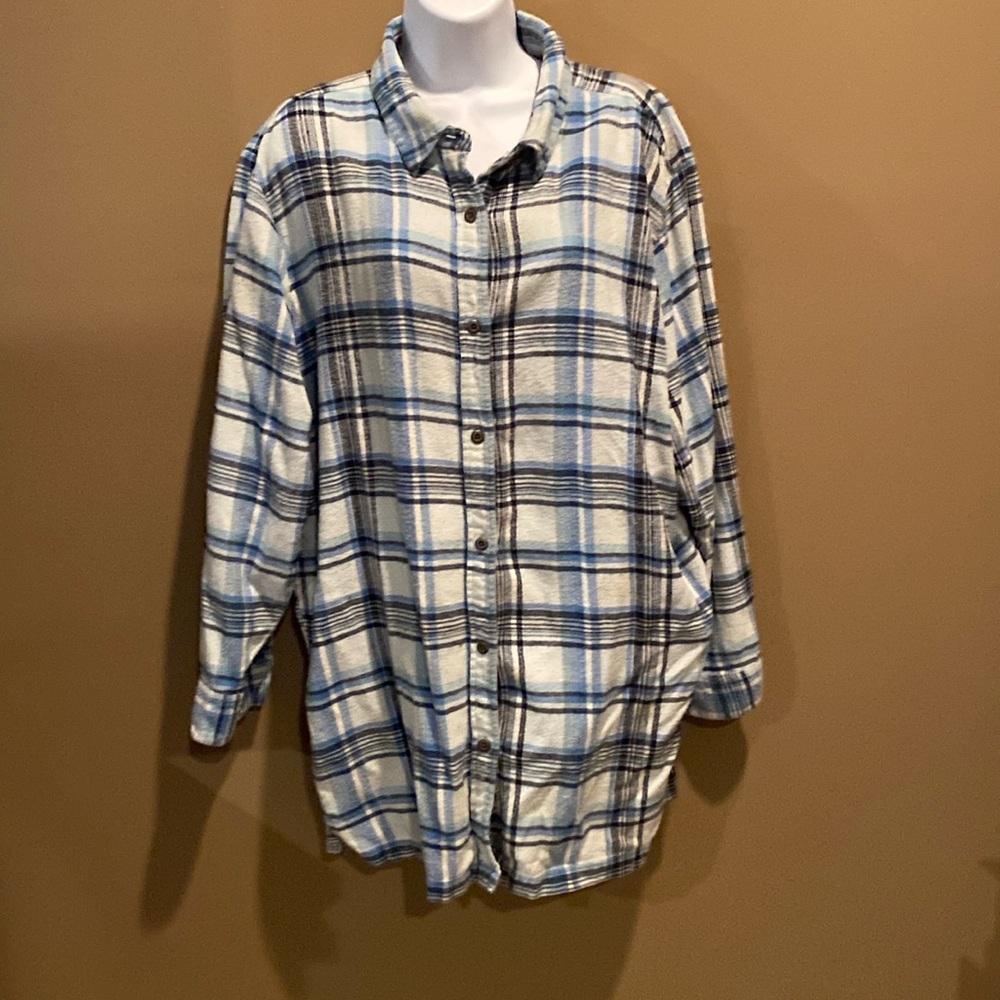 ROAMAN’S size 1X flannel long sleeve